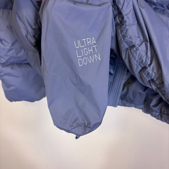 Uniqulo Ultra Down Light Blue Zip Up Puffer Jacket Packable Small - Picture 6 of 7